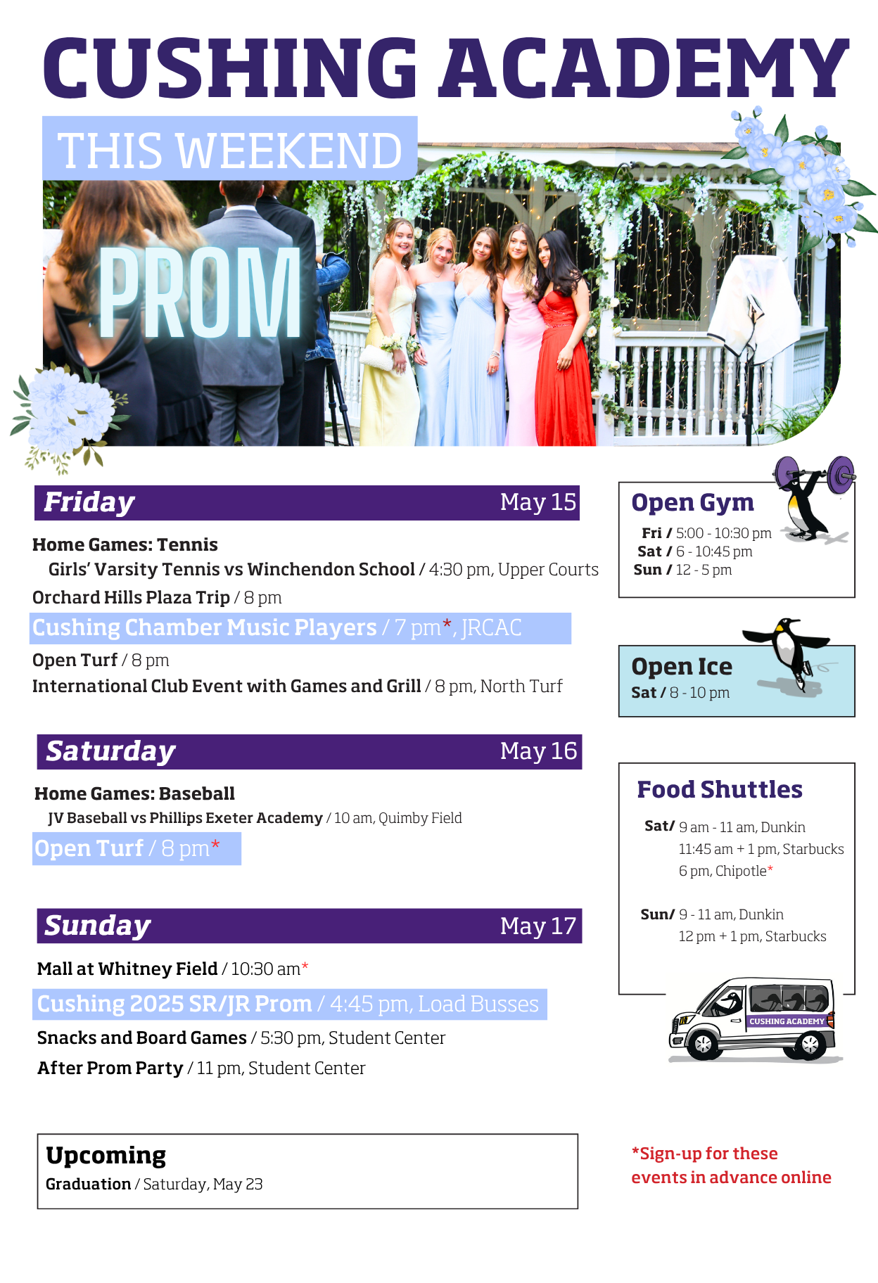Weekend Events May-1 Weekend Events May-1